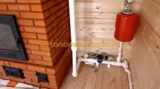 Як зробити водяне опалення від печі, вбудувати в піч казан-теплообмінник (опалення) Як зробити водяне опалення від печі, вбудувати в піч казан-теплообмінник