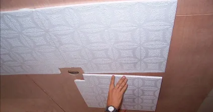 Як приховати нерівності стелі при фарбуванні, декором (нерівності) Як приховати нерівності стелі при фарбуванні, декором