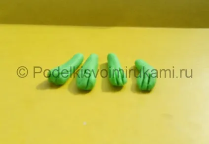 Як зліпити черепаху з пластиліну (Підсумкова виріб Фото) Як зліпити черепаху з пластиліну