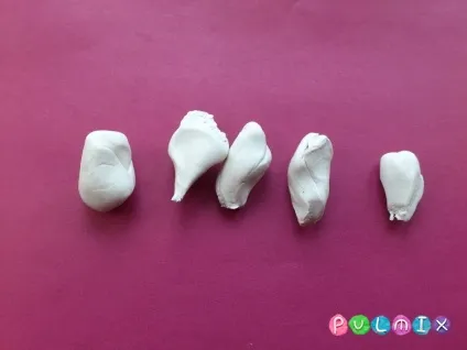 Як зліпити білого лебедя з пластиліну поетапно (білого лебедя пластиліну) Як зліпити білого лебедя з пластиліну поетапно