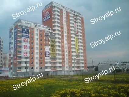 Монтаж банера, монтаж банерів альпіністами (монтаж фальшфасада) Монтаж банера, монтаж банерів альпіністами