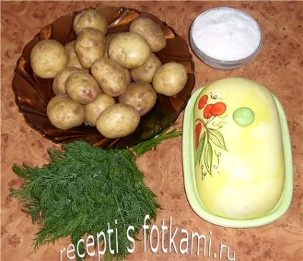 Молода картопля з маслом і кропом - покроковий рецепт з фото (рецепт) Молода картопля з маслом і кропом - покроковий рецепт з фото