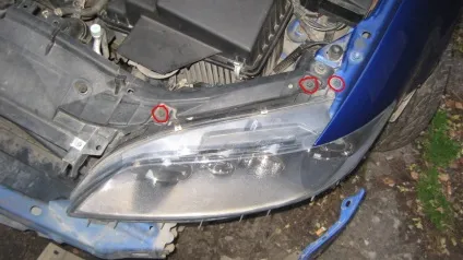 Як зняти фару або бампер мазда 6 покрокова інструкція
