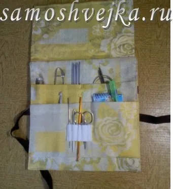 Як зшити органайзер для спиць і гачків - самошвейка - сайт для любителів шиття і рукоділля (органайзер) Як зшити органайзер для спиць і гачків - самошвейка - сайт для любителів шиття і рукоділля