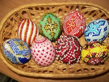 Як сплести пасхальне яйце з бісеру (бісеру) Як сплести пасхальне яйце з бісеру