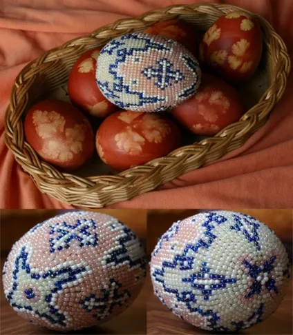 Як сплести пасхальне яйце з бісеру (пасхальне) Як сплести пасхальне яйце з бісеру