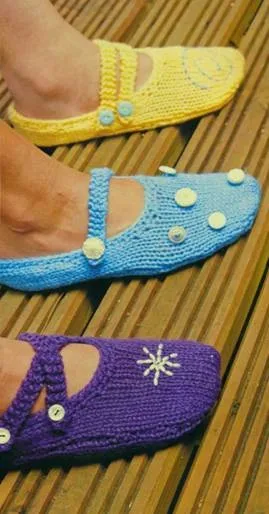 Як зв'язати балетки спицями (поверніть роботу Слід) Як зв'язати балетки спицями