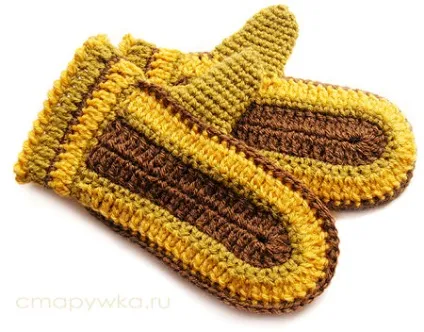 Як зв'язати рукавиці гачком майстер-класи - секрети рукоділля - handmade-музей • ручна робота,