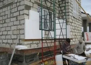 Як утеплити будинок з газосилікатних блоків пінополістиролом (газосилікатних) Як утеплити будинок з газосилікатних блоків пінополістиролом