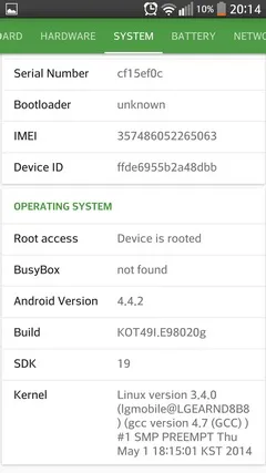 Як дізнатися характеристики вашого android смартфона або планшета, raznosolie (DevCheck System Info) Як дізнатися характеристики вашого android смартфона або планшета, raznosolie