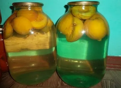 Як варити компот з персиків (консервація) Як варити компот з персиків