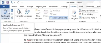 Як в microsoft word працювати з панеллю перевірки правопису (перевірки) Як в microsoft word працювати з панеллю перевірки правопису