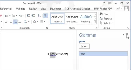 Як в microsoft word працювати з панеллю перевірки правопису (word) Як в microsoft word працювати з панеллю перевірки правопису
