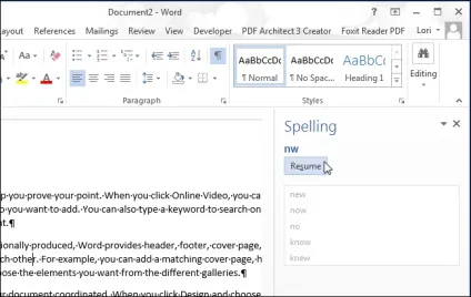 Як в microsoft word працювати з панеллю перевірки правопису (microsoft office) Як в microsoft word працювати з панеллю перевірки правопису