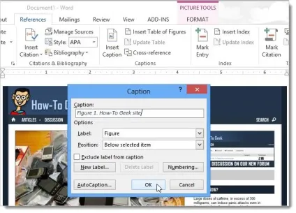 Як в word 2013 Додати назву (підпис) до картинки (word) Як в word 2013 Додати назву (підпис) до картинки