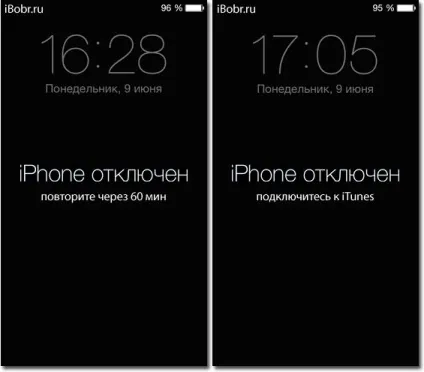 Як вводити пароль якщо iphone або ipad відключений - інструкція