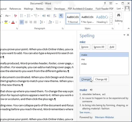Як в microsoft word працювати з панеллю перевірки правопису (microsoft office) Як в microsoft word працювати з панеллю перевірки правопису