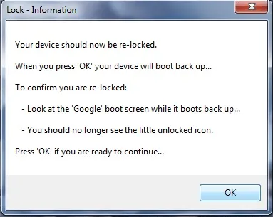 Як заблокувати bootloader на пристроях nexus (заблокувати) Як заблокувати bootloader на пристроях nexus