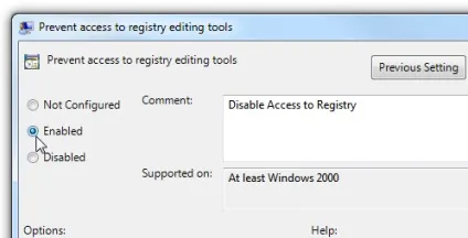 Як заборонити доступ до реєстру в windows 7 (windows) Як заборонити доступ до реєстру в windows 7