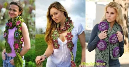 Як зав'язати шарф на шиї (хвости однакової довжини) Як зав'язати шарф на шиї