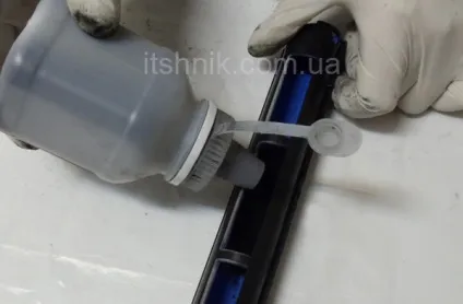Як заправити картридж oki b2200, b2400 інструкція (чіп) Як заправити картридж oki b2200, b2400 інструкція