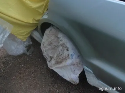 Як зашпакевать і пофарбувати крило арки автомобіля своїми руками, фото (автомобіль) Як зашпакевать і пофарбувати крило арки автомобіля своїми руками, фото