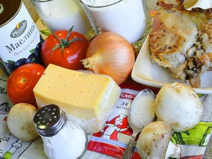 Кальцоне з куркою і грибами рецепт з покроковими фото (рецепт) Кальцоне з куркою і грибами рецепт з покроковими фото