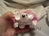 Канзаши з атласних стрічок для початківців майстер-клас лебідь (стрічок) Канзаши з атласних стрічок для початківців майстер-клас лебідь