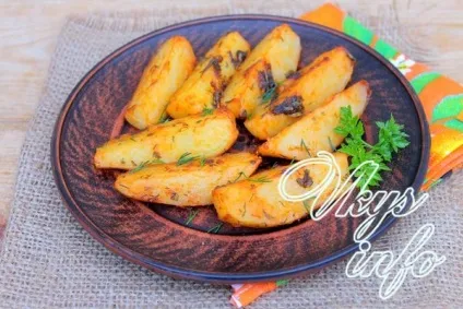 Картопля «айдахо» в духовці рецепт з фото (рецепт) Картопля «айдахо» в духовці рецепт з фото