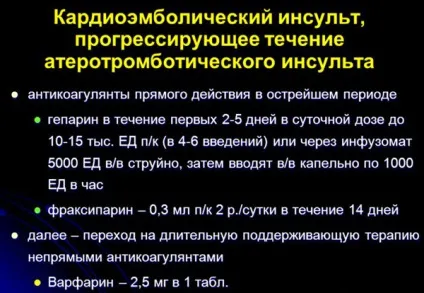 Кардіоемболічний ішемічний інсульт - симптоми, лікування, діагностика, препарати