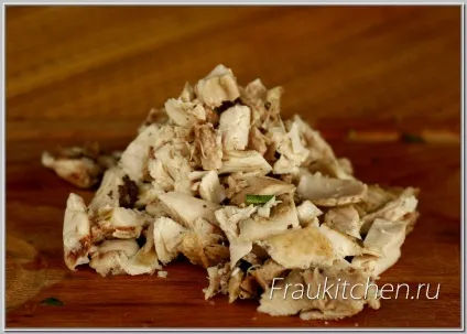 Картопляний салат з куркою сиром і помідорами (помідорами) Картопляний салат з куркою сиром і помідорами