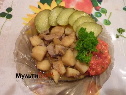 Картопля з печінкою в мультиварці (картопля з печінкою в мультиварці) Картопля з печінкою в мультиварці