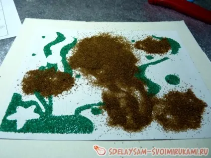 Картина піском, майстер-клас своїми руками (піском) Картина піском, майстер-клас своїми руками
