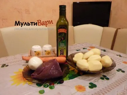 Картопля з печінкою в мультиварці (картопля з печінкою) Картопля з печінкою в мультиварці