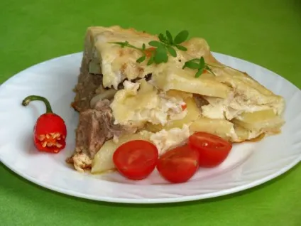 Картопля запечена з фаршем в мультиварці покроковий рецепт (рецепт) Картопля запечена з фаршем в мультиварці покроковий рецепт
