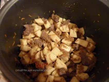 Картопля з печінкою в мультиварці (картопля з печінкою рецепт) Картопля з печінкою в мультиварці