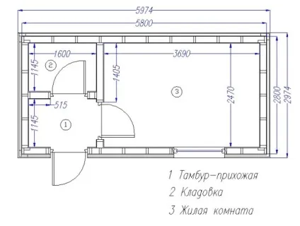 Каркас битовки своїми руками