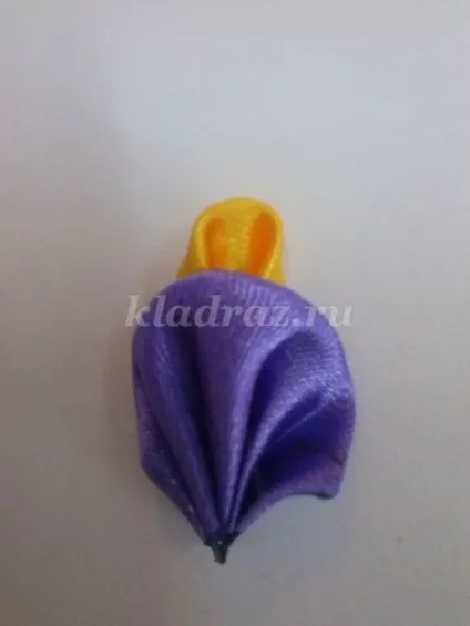 Картина в техніці канзаші фіалки (клас) Картина в техніці канзаші фіалки