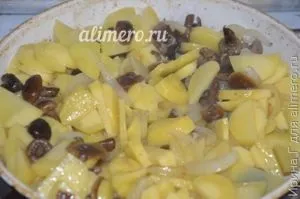 Картопля з опеньками на сковороді (рецепти з фото) Картопля з опеньками на сковороді