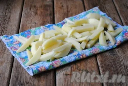 Картопля фрі на сковороді в домашніх умовах - рецепт з фото