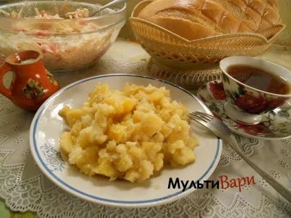 Картопля запечена з майонезом в мультиварці (картопля під майонезом) Картопля запечена з майонезом в мультиварці