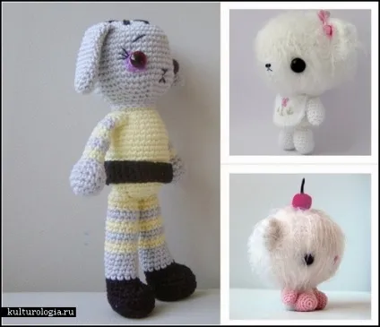 Кавайні японські іграшки в стилі амігурумі (amigurumi)