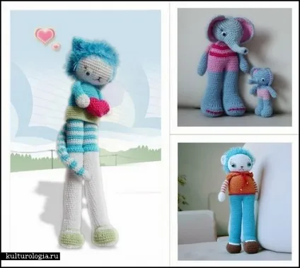Кавайні японські іграшки в стилі амігурумі (amigurumi)