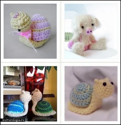 Кавайні японські іграшки в стилі амігурумі (amigurumi)