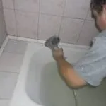 Керамічний бордюр для ванни (куточок) установка, відео та фото (куточок) Керамічний бордюр для ванни (куточок) установка, відео та фото