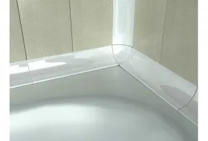 Керамічний бордюр для ванни (куточок) установка, відео та фото (керамічний бордюр ванна) Керамічний бордюр для ванни (куточок) установка, відео та фото