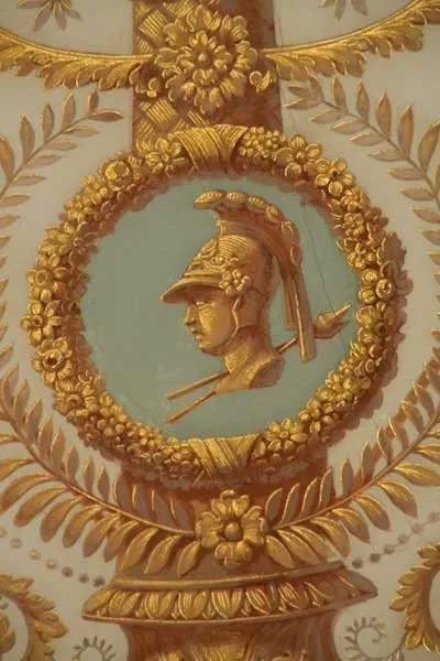Кисть фенікса, рожевий павільйон (стельовий розпис) Кисть фенікса, рожевий павільйон