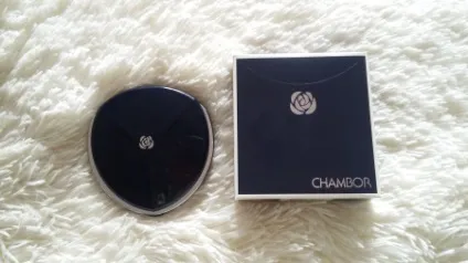 Компактна пудра chambor silver shadow (відтінок rr2 rose pale) - відгуки, фото і ціна