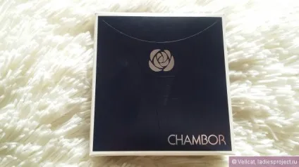 Компактна пудра chambor silver shadow (відтінок rr2 rose pale) - відгуки, фото і ціна