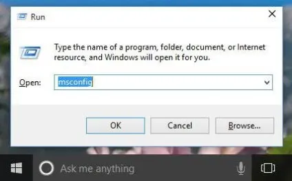 Команда msconfig (windows 10) як зайти в налаштування конфігурації системи